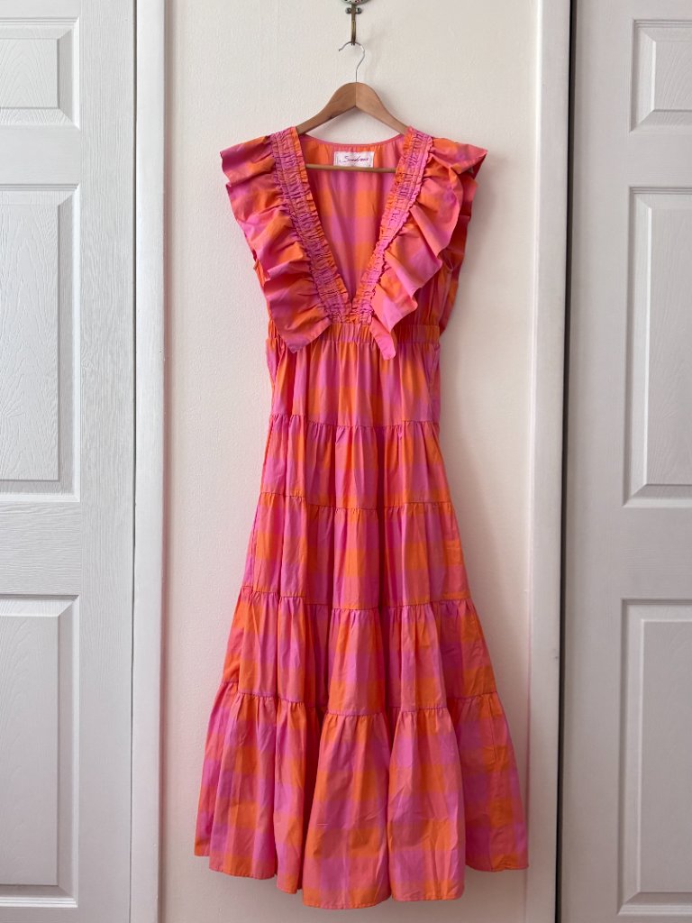 Sundress Shandrani Gingham Maxi Dress — image 4 of 8